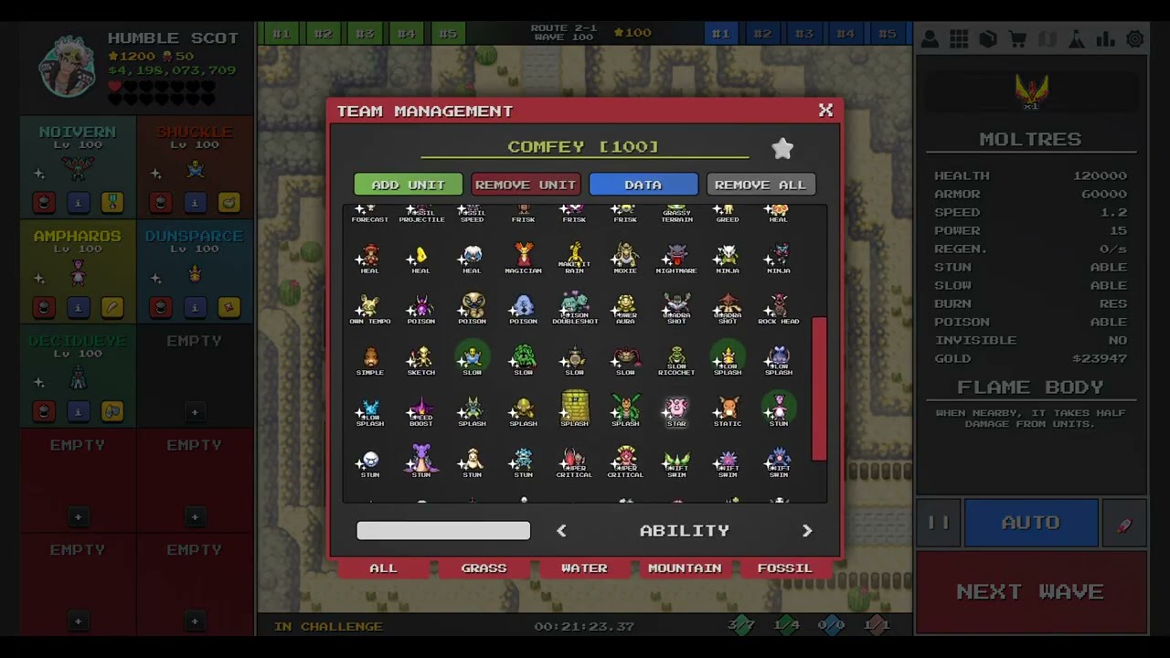 Pokemon Pokepath TD Patch 1.4.4 How To Beat Route 2-1 + Boss Challenge 6 Slots