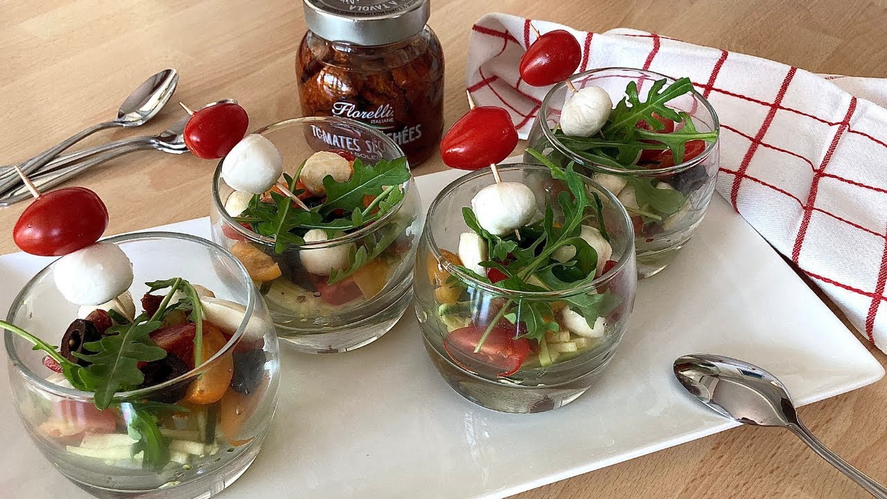 VERRINES APÉRITIVES À L'ITALIENNE | FRED & CAMILLE CUISINE