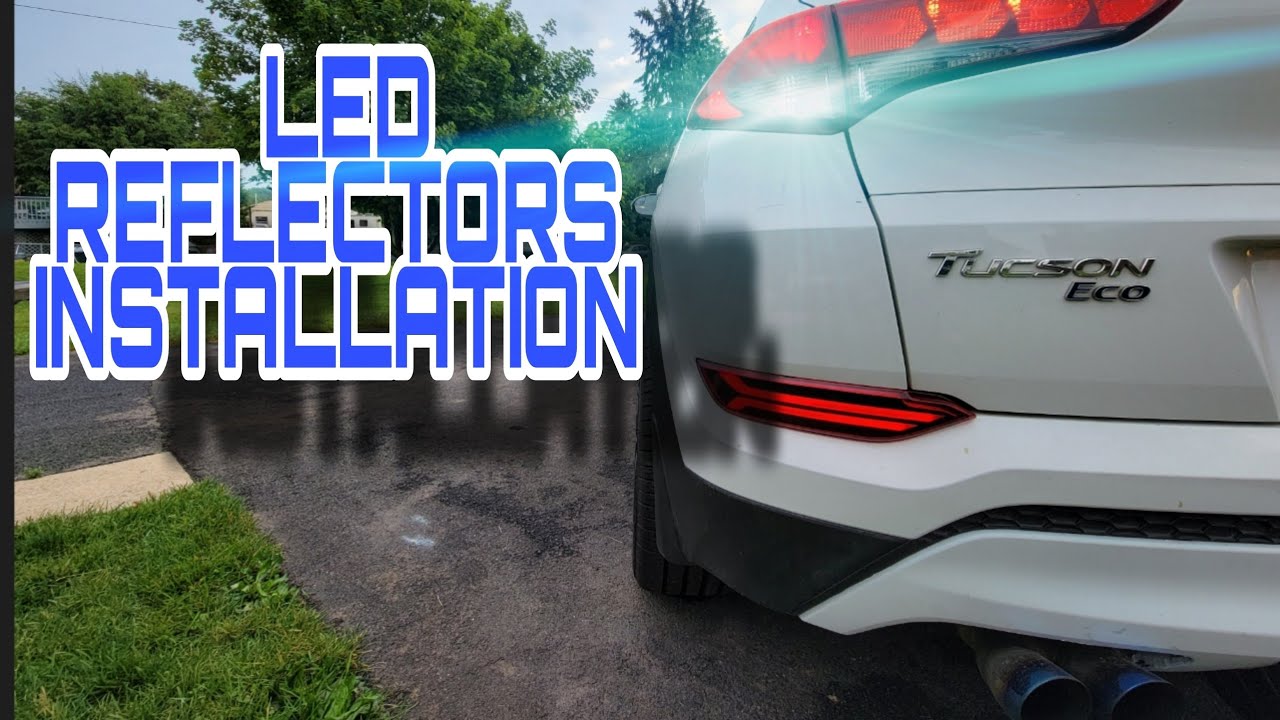 #huyndai #tucson 2017 HYUNDAI TUCSON LED REFLECTORS INSTALLATION!!!