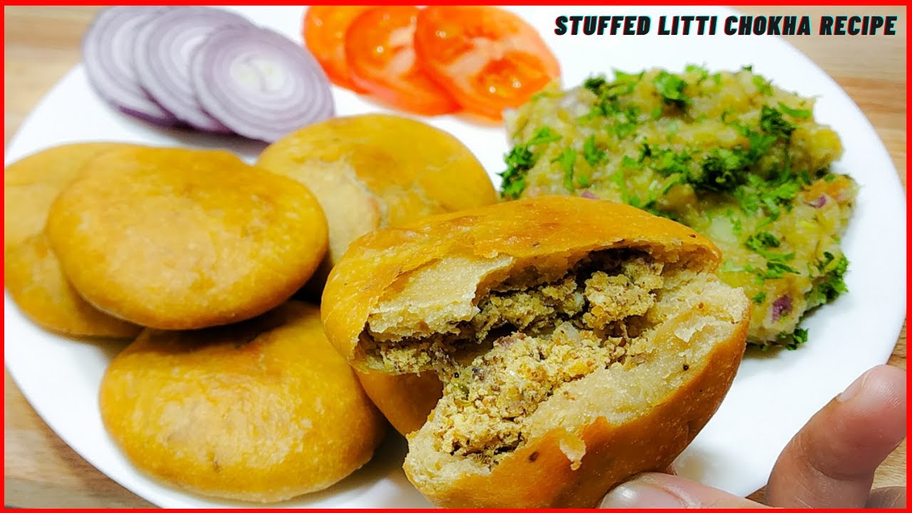 बिहार की जबर्दस्त लिट्टी - चोखा थाली अब बनाना और भी आसान | Special Sattu Stuffed Batti Chokha Recipe