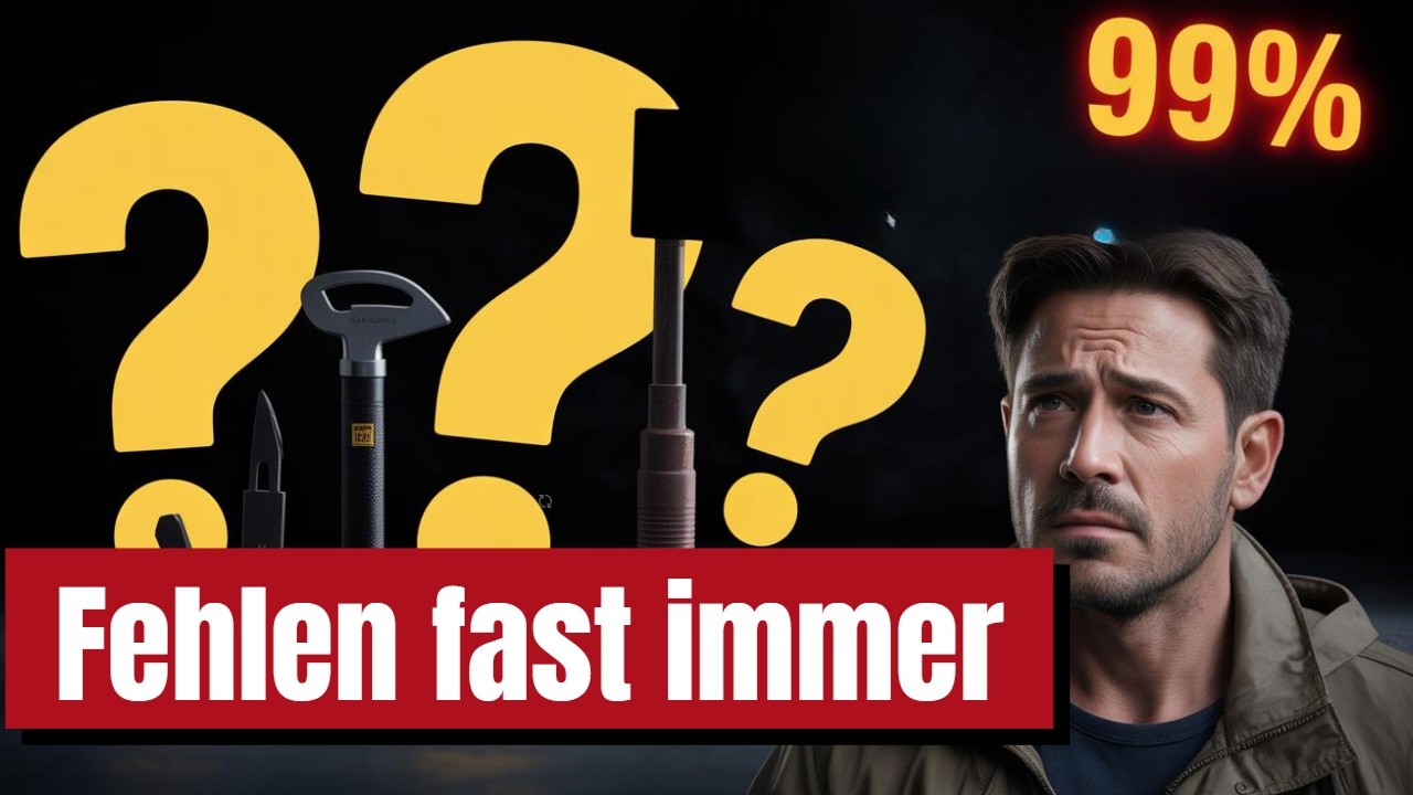 Diese 3 Dinge fehlen in fast jedem Notfallrucksack! Bei dir auch?
