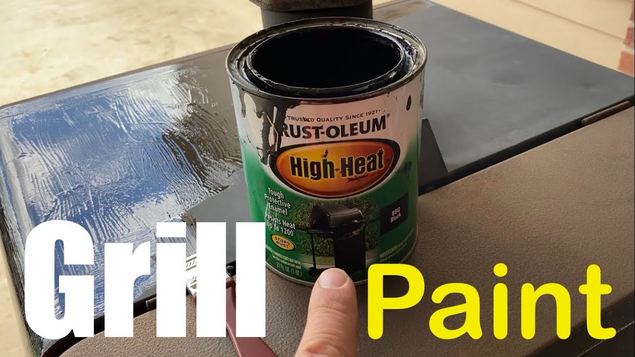 Rustoleum High Heat Grill Paint Review (Resists heat up to 1200 degrees!)