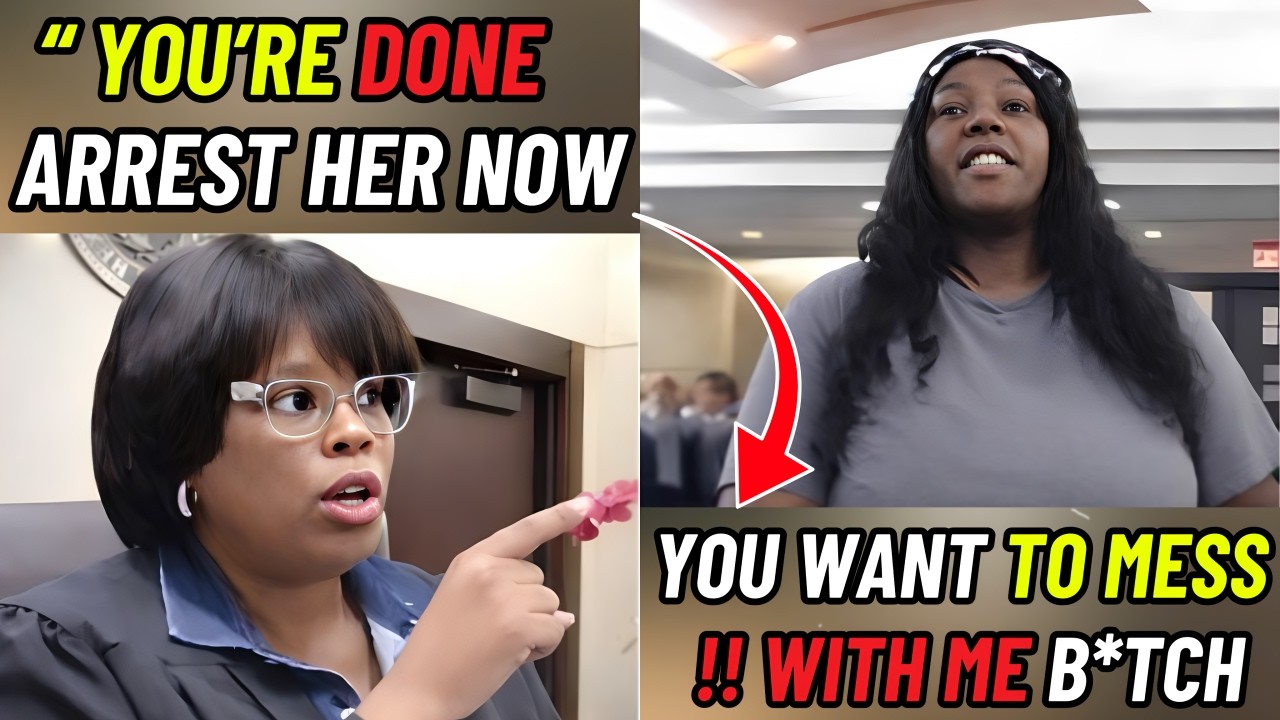 Defiant Defendant Pushes The Judge — Instantly Regrets It