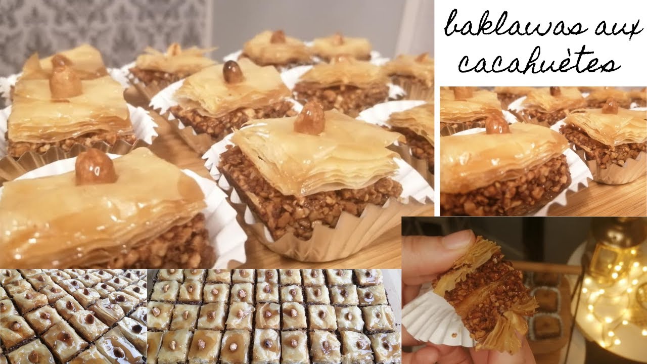 baklawa hyper facile aux cacahuètes👌