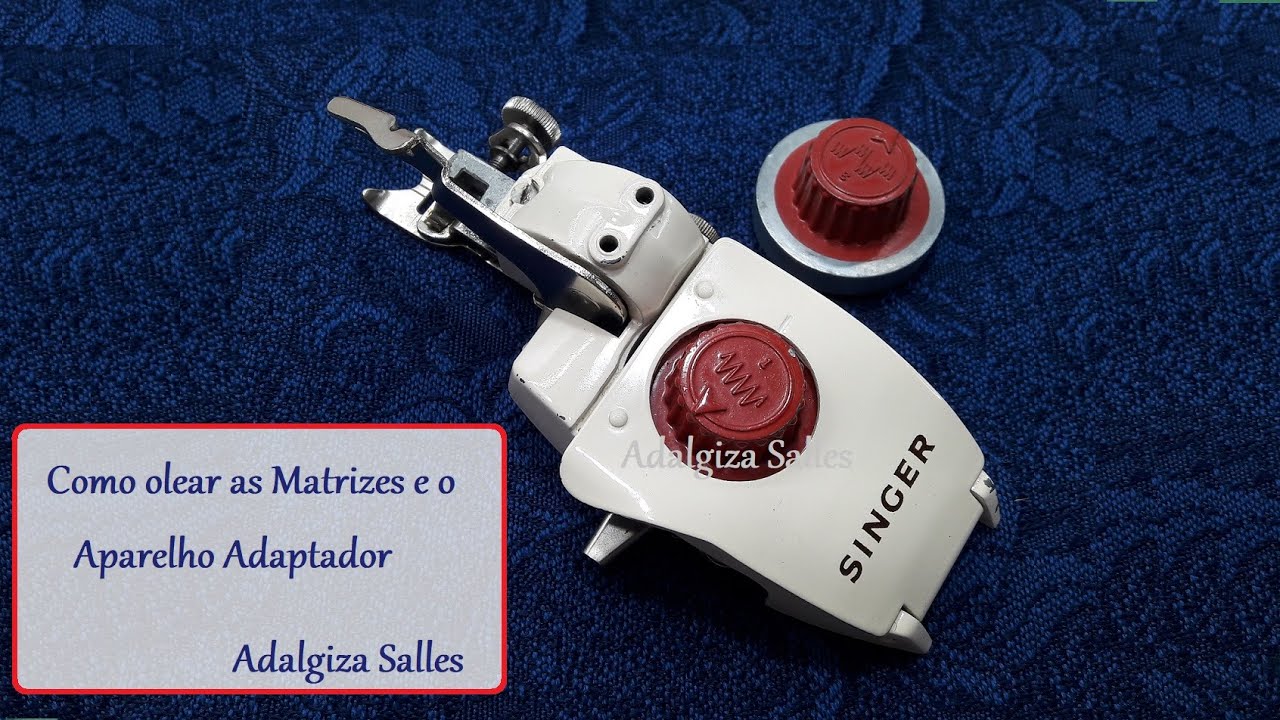 👩‍🔧 Como Lubrificar o Aparelho Adaptador de Zig Zag e as Matrizes aula completa manual na comunidade