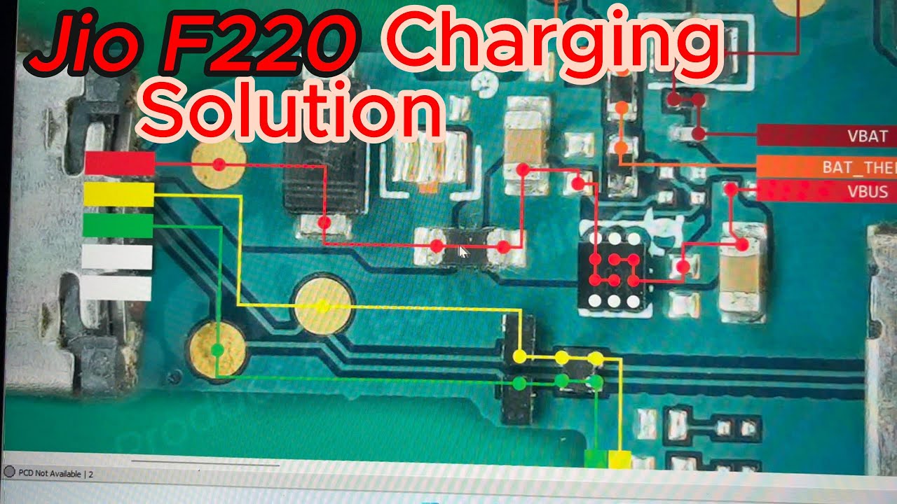|| Jio F220 charging Solution diagram || Jio F220 Not Charging Solution ||