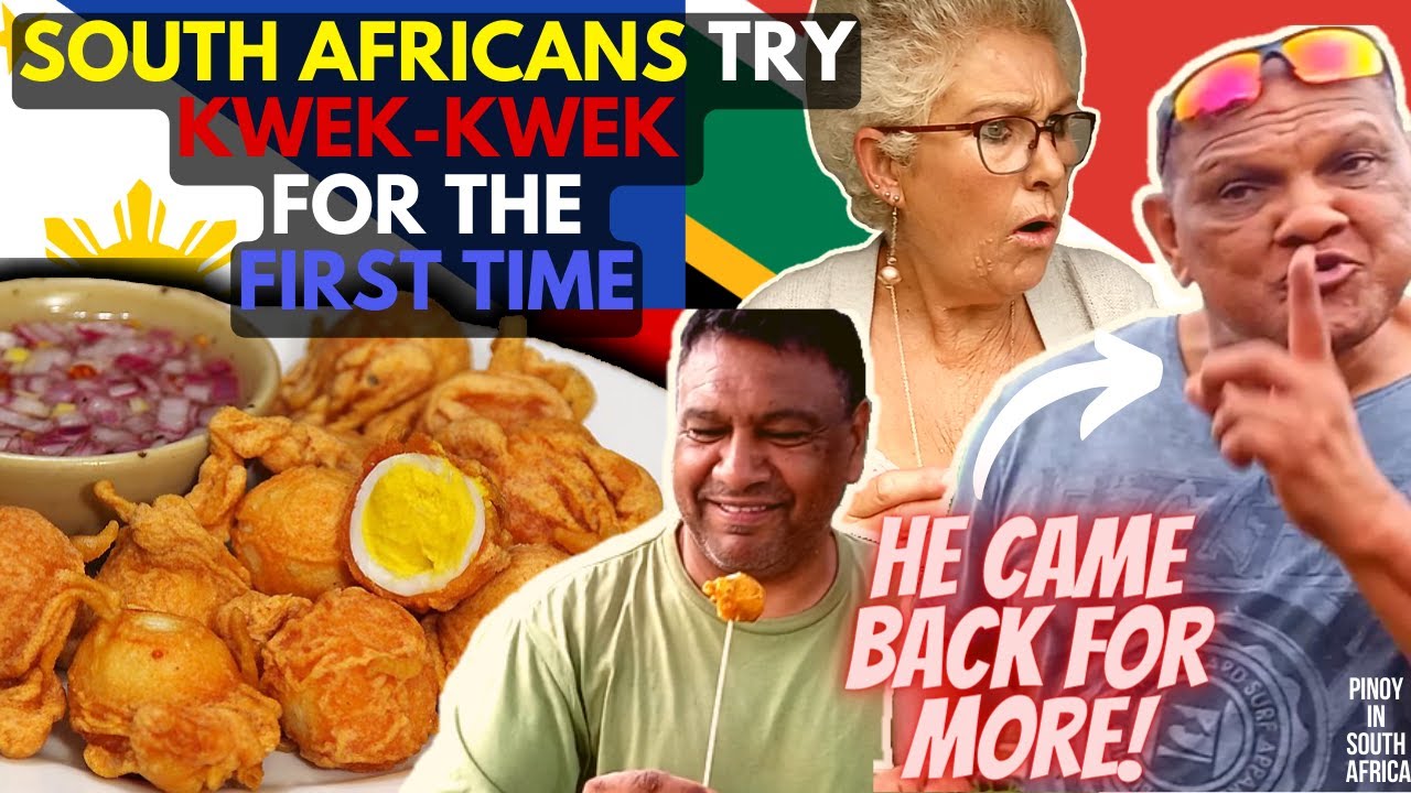 EPISODE 14 - SOUTH AFRICANS EAT KWEK KWEK FOR THE FIRST TIME | DO THEY LIKED IT? | SHOUT OUT.