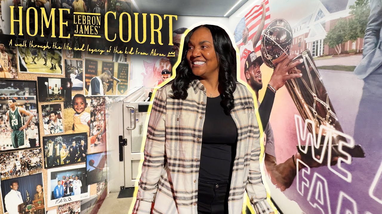 Lebron James’ mom visits his Museum in Akron, Ohio - House Three Thirty