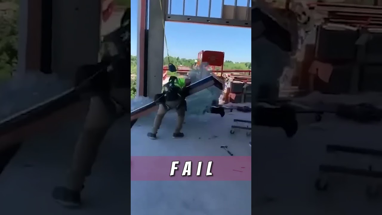 Major glass installation fail