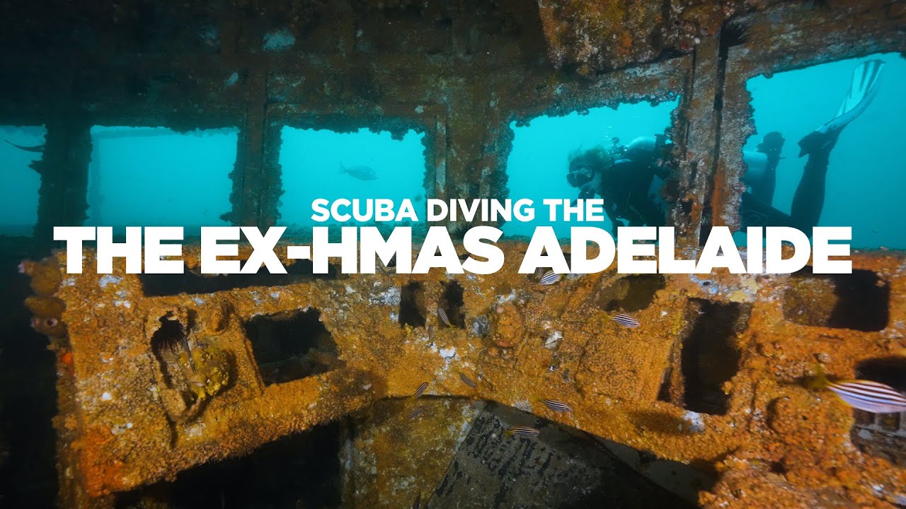 Scuba Diving the Ex HMAS Adelaide | Destination NSW Highlight Reel