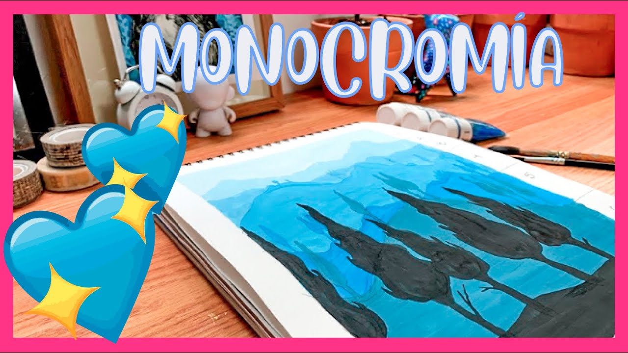PINTA CON UN SOLO COLOR !!!! MONOCROMÍA