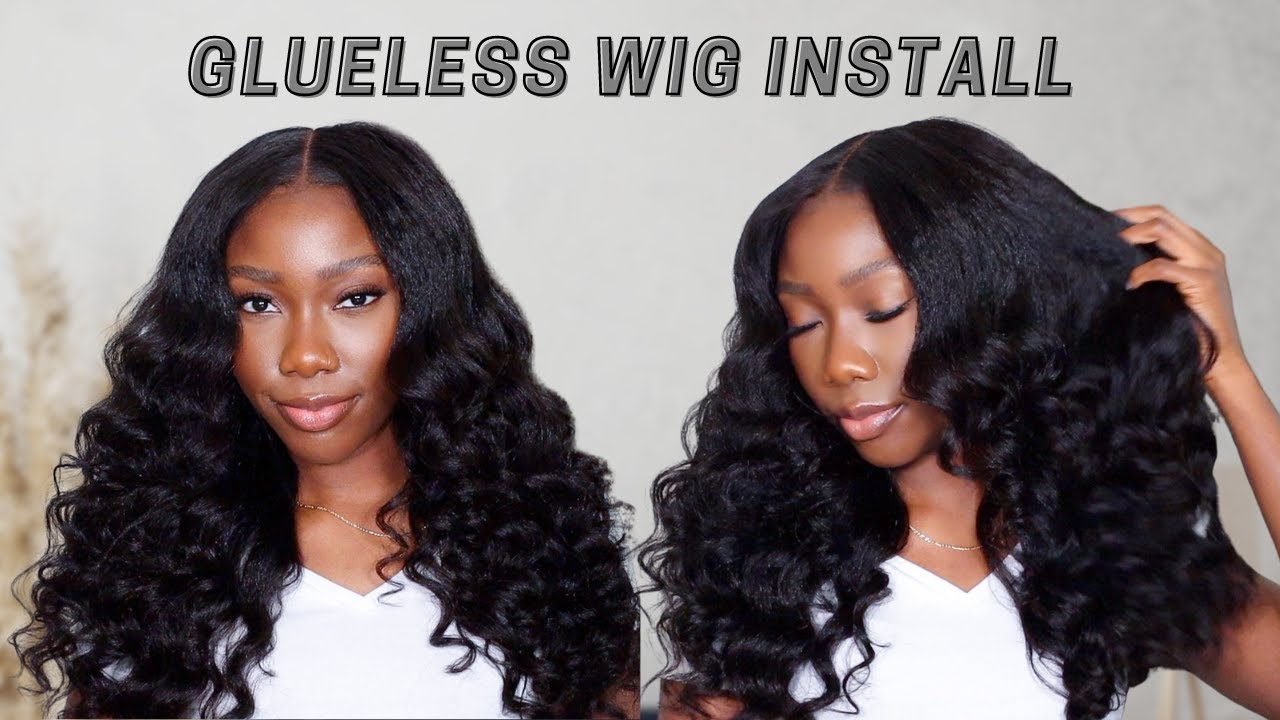 Glueless Install Perfection: Kinky Straight Wig Styling Tutorial ft. Junoda Hair