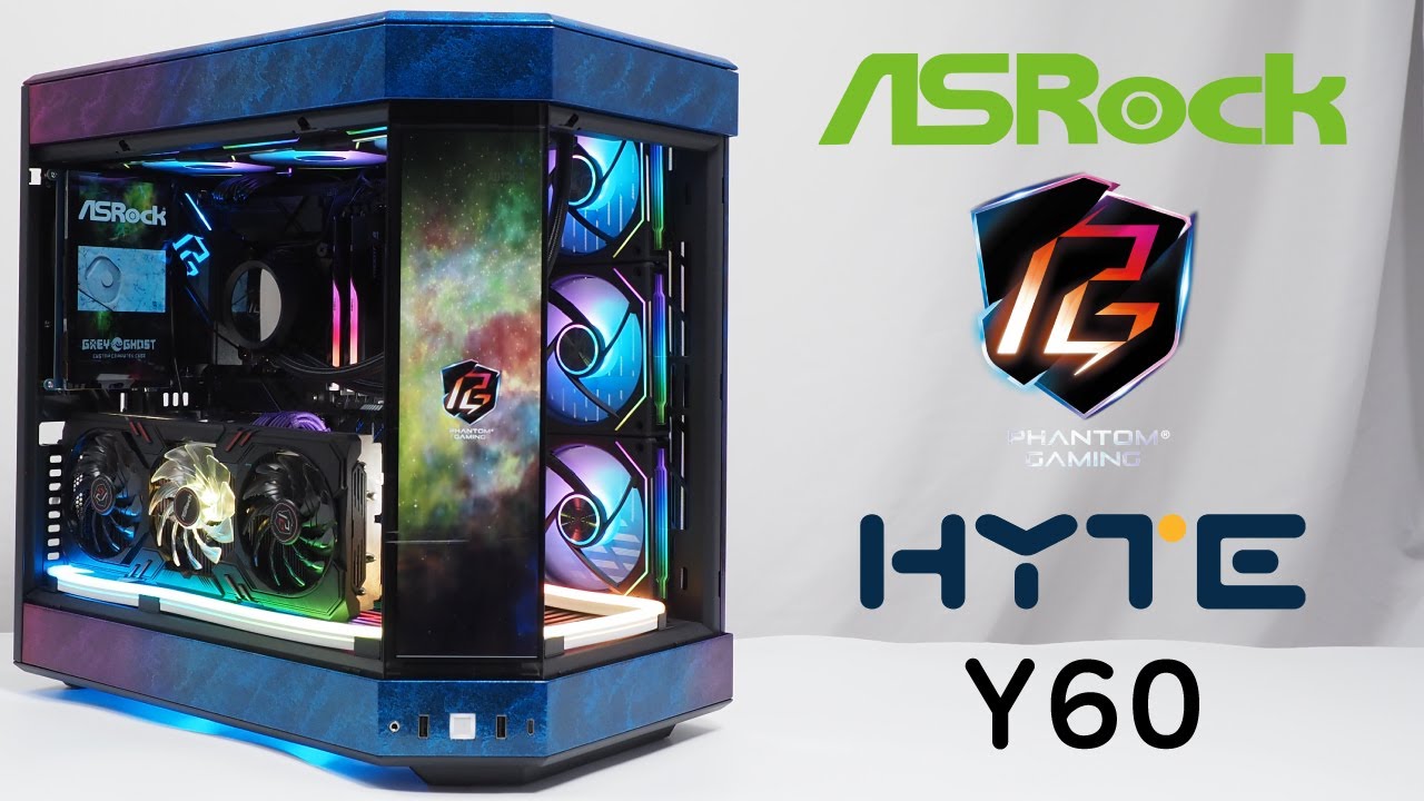 HYTE Y60 NOVA build. w/ ASRock Phantom Gaming Z790 NOVA WiFi.