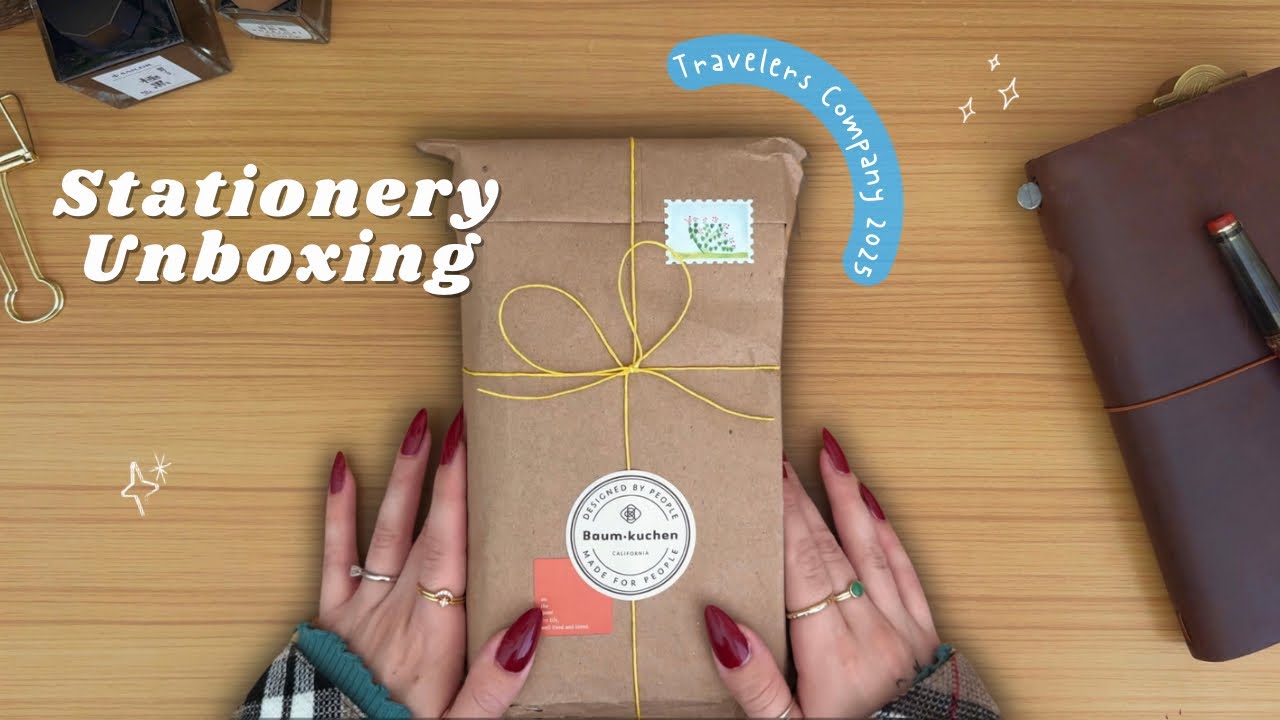 Baum Kuchen Unboxing - 2025 Travelers Notebook, Superior Labor, and Sticker Haul