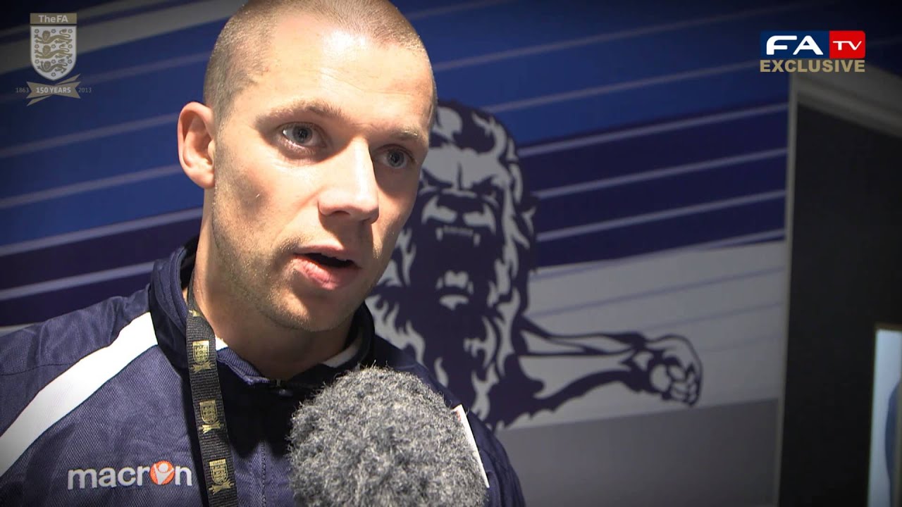 Millwall's Alan Dunne post match after their 2-0 loss to Wigan, FA Cup Semi Final