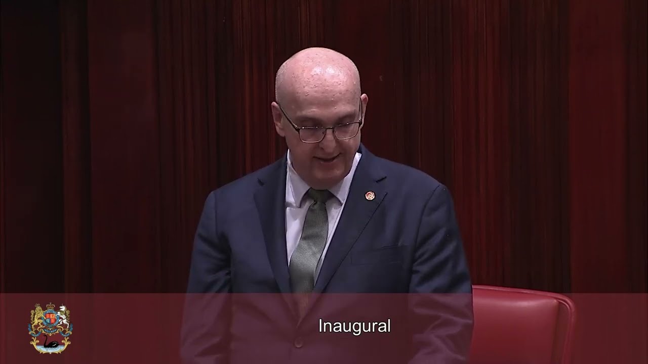 Hon Simon Ehrenfeld MLC - Inaugural Speech on 27 May 2025