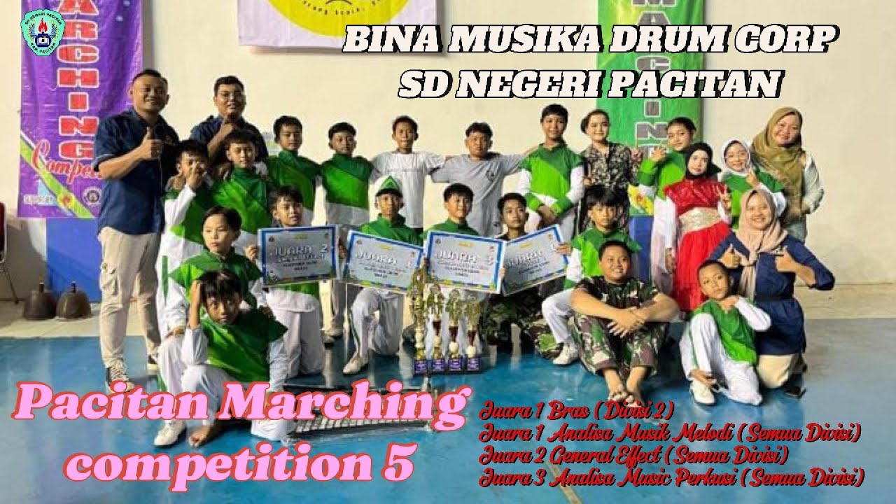 BINA MUSIKA DRUM CORP // PACITAN MARCHING COMPETITION 5