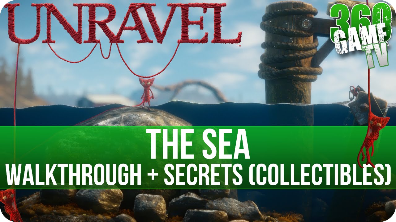 Unravel - Chapter 2 (The Sea) Walkthrough incl all Secrets (Collectible Locations)