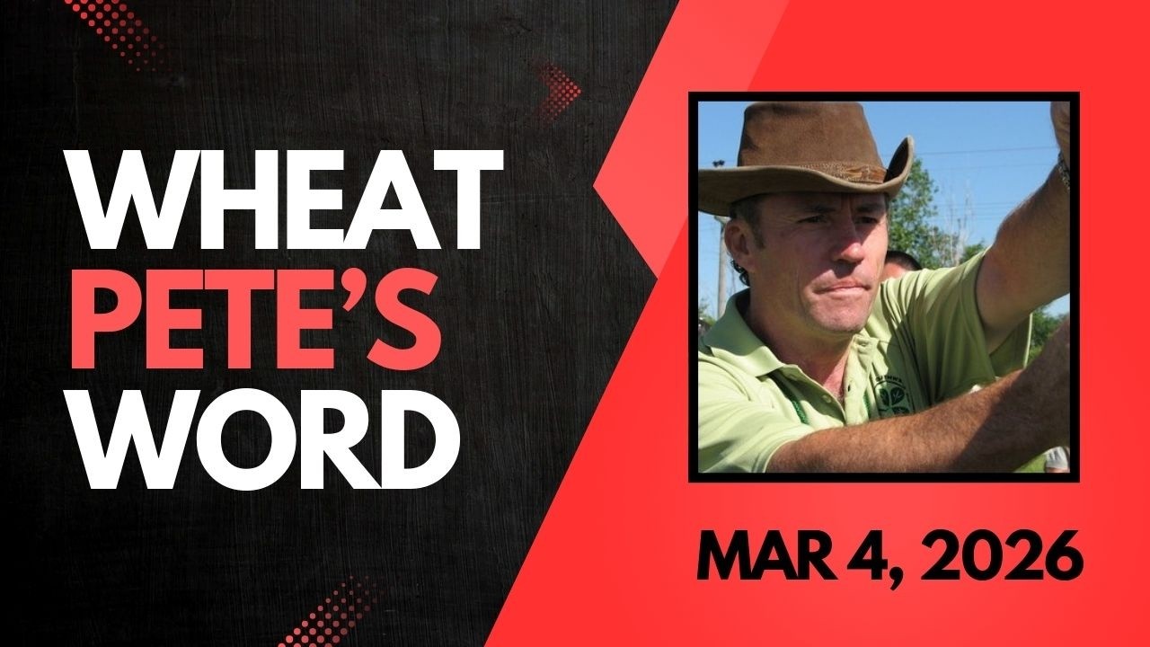 Wheat Pete's Word, March 4: 200-bu wheat potential, early S, and a Palmer amaranth success story