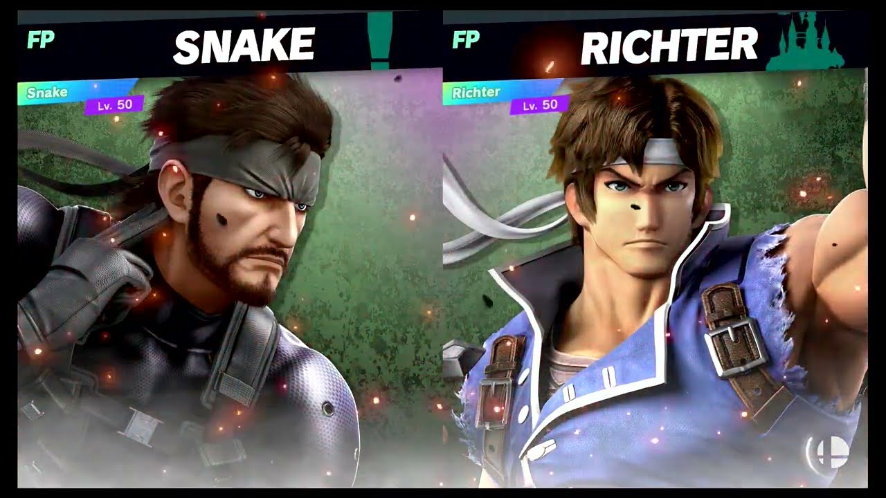 Super Smash Bros Ultimate Amiibo Fights &ndash; Request #22076 Snake vs Richter