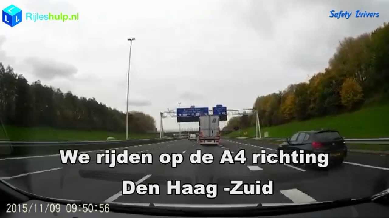 Auto examen tips CBR Rijswijk route Den Haag - Zuid
