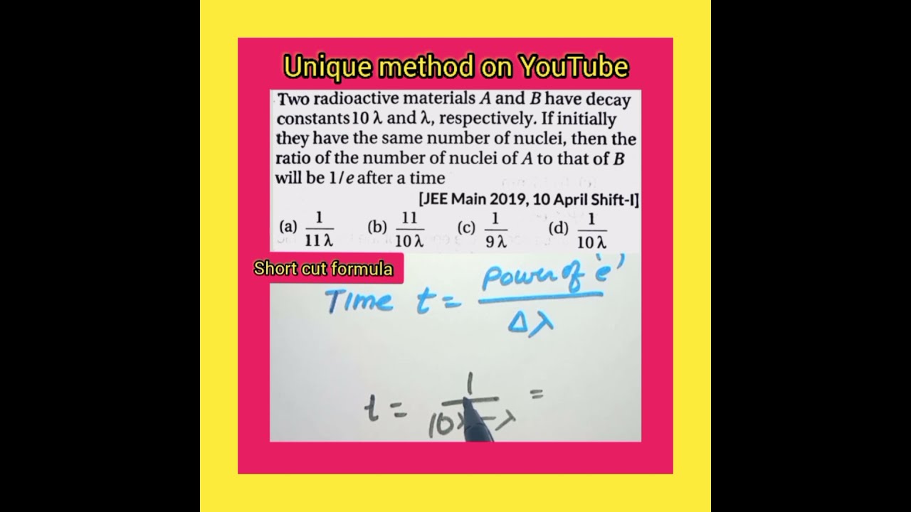 Q#127) Unique physics short tricks on YouTube |#shorts |