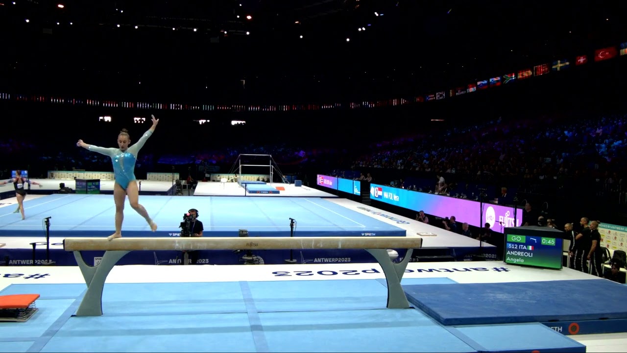 ANDREOLI Angela (ITA)_2023 Artistic Worlds, Antwerp (BEL)_Qualifications_Balance Beam