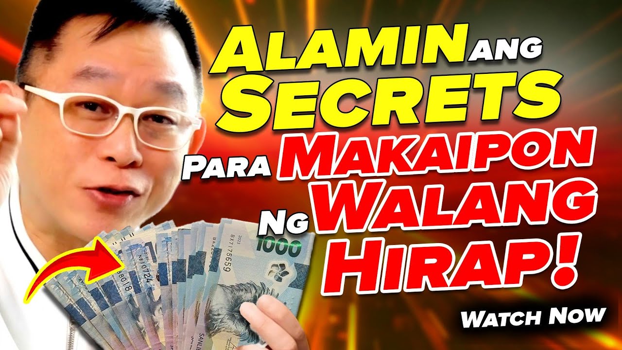 Alamin Ang Secrets Para Makaipon Ng Walang Hirap!