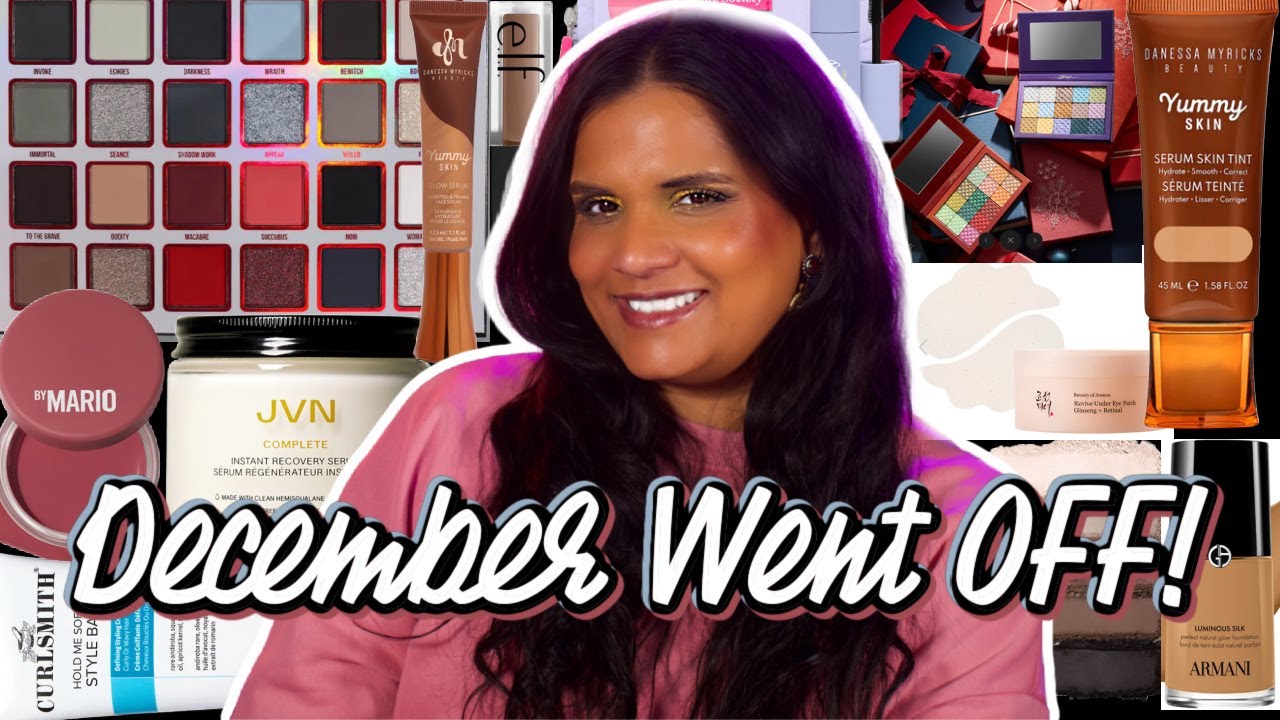 Everything I Bought & Was Sent in December 💄 PR Haul, Indie Makeup, Viral Beauty & First Impressions
