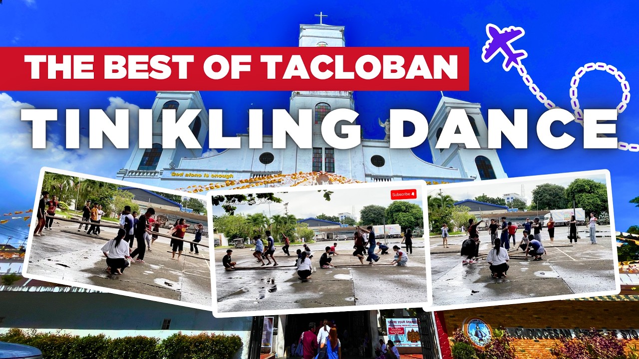 TINIKLING Dance in Tacloban City, Philippines | Traditional Filipino Dance! (2K)