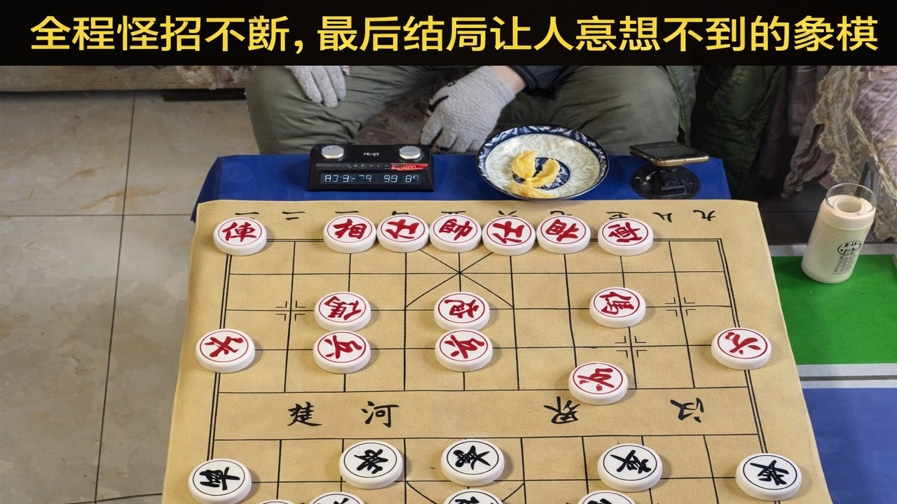 全程怪招不断，最后结局让人意想不到的象棋对弈