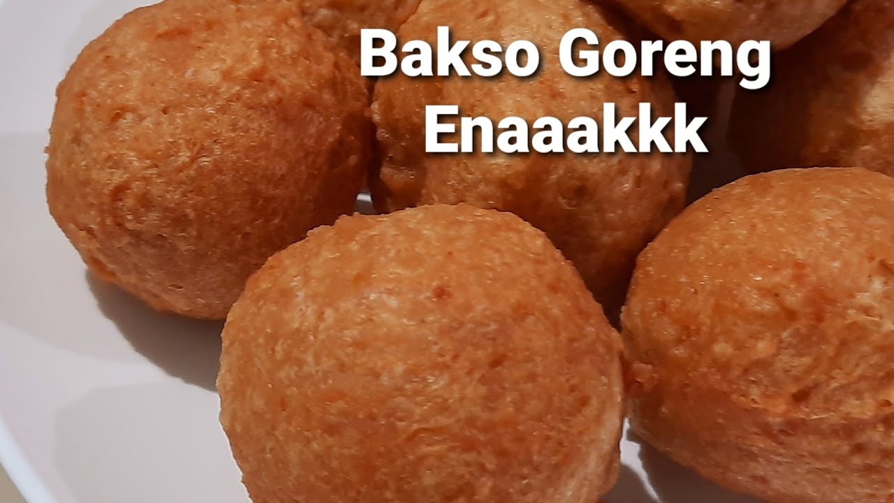 Bakso Goreng Babi Enak Renyah Disukai Anak Anak - Fried Pork Meatballs - Nael Onion