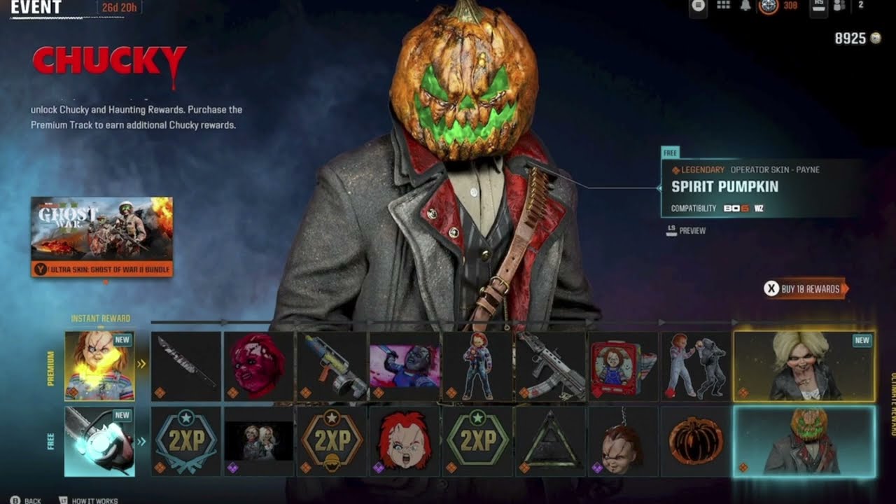 CHUCKY Event Rewards Showcase! ALL Skins, Weapons & Items in CoD Multiplayer & Black Ops 6!