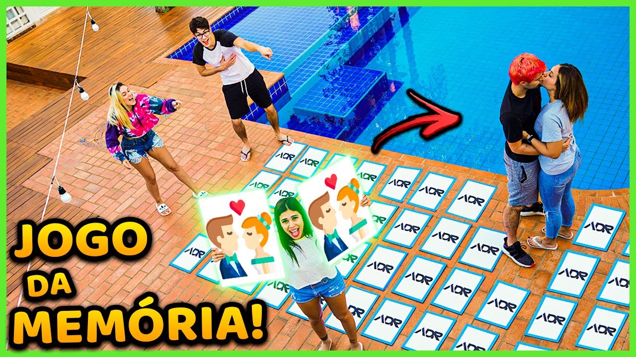 JOGO DA MEMÓRIA MAIS DIFÍCIL DE TODOS!! ( ROLOU BEIJO? ) [ REZENDE EVIL ]