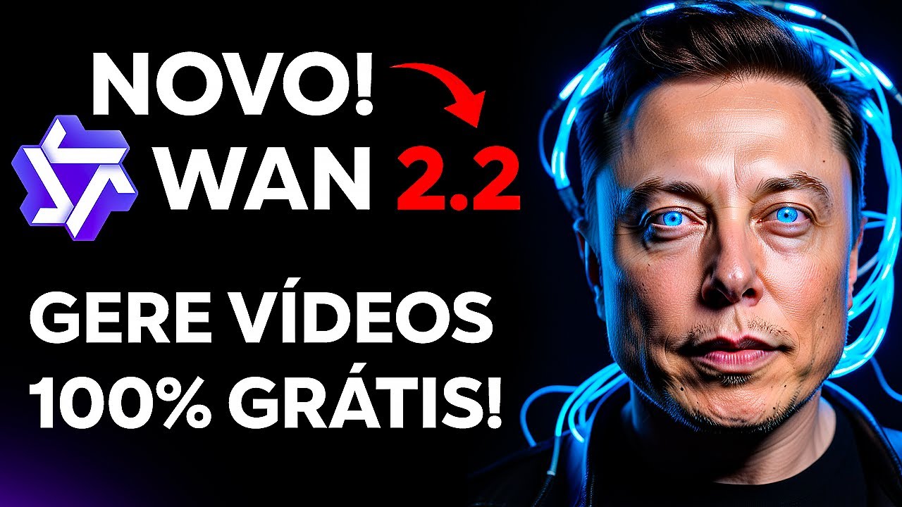 Gerar Vídeos 100% Grátis ficou ainda melhor - Wan 2.2