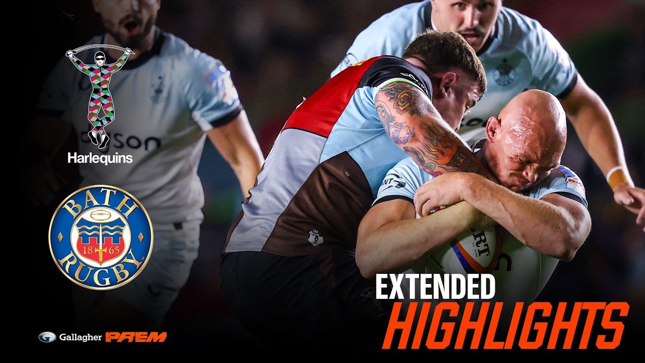 Harlequins v Bath Rugby EXTENDED HIGHLIGHTS | Gallagher PREM Rugby 26/27 | Round 1