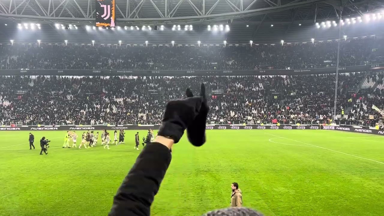 Juventus - Napoli 1-0 Fine partita