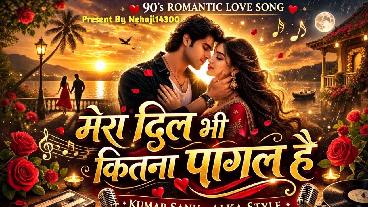Mera Dil Bhi Kitna Pagal Hai ❤️ 90’s Romantic Love Song | New Hindi Love Song 2026