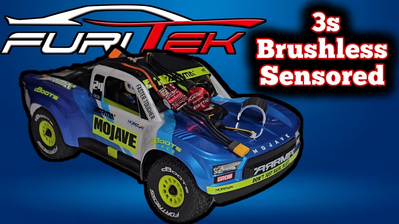 Furitek Scorpion Brushless System for the Arrma Mojave Grom.