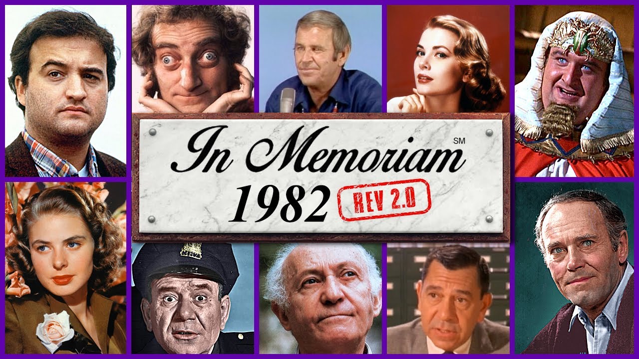 In Memoriam 1982: Famous Faces We Lost in 1982
