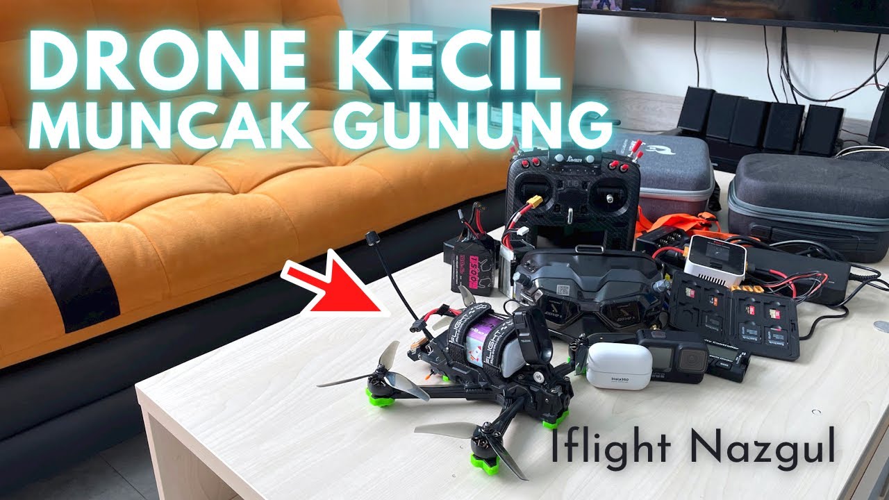 DRONE MUNCAK GUNUNG 5 INCH punya DRONE JOWO - Kelengkapan dan Harganya