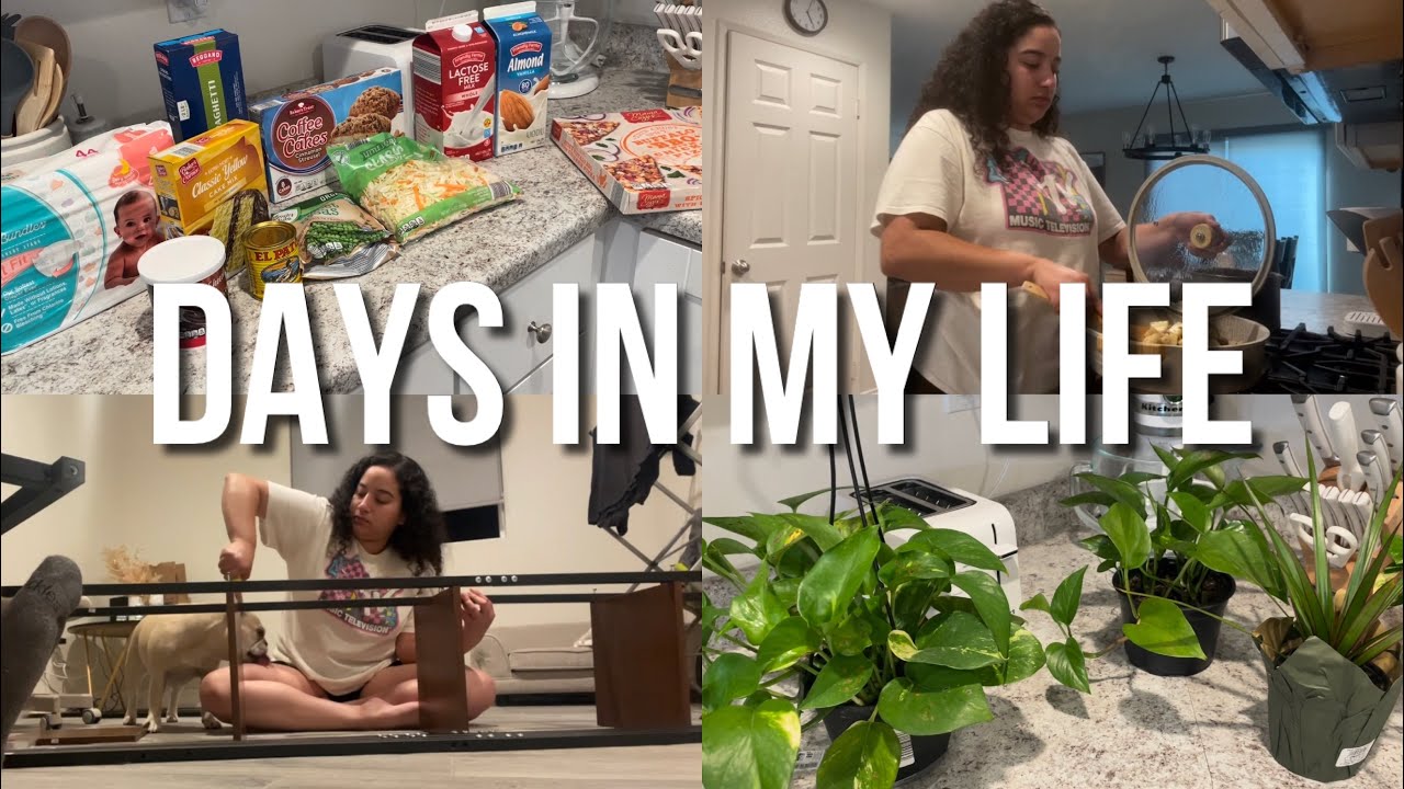 Days in my life: grocery haul, cook with me, building new furniture | Busy Week