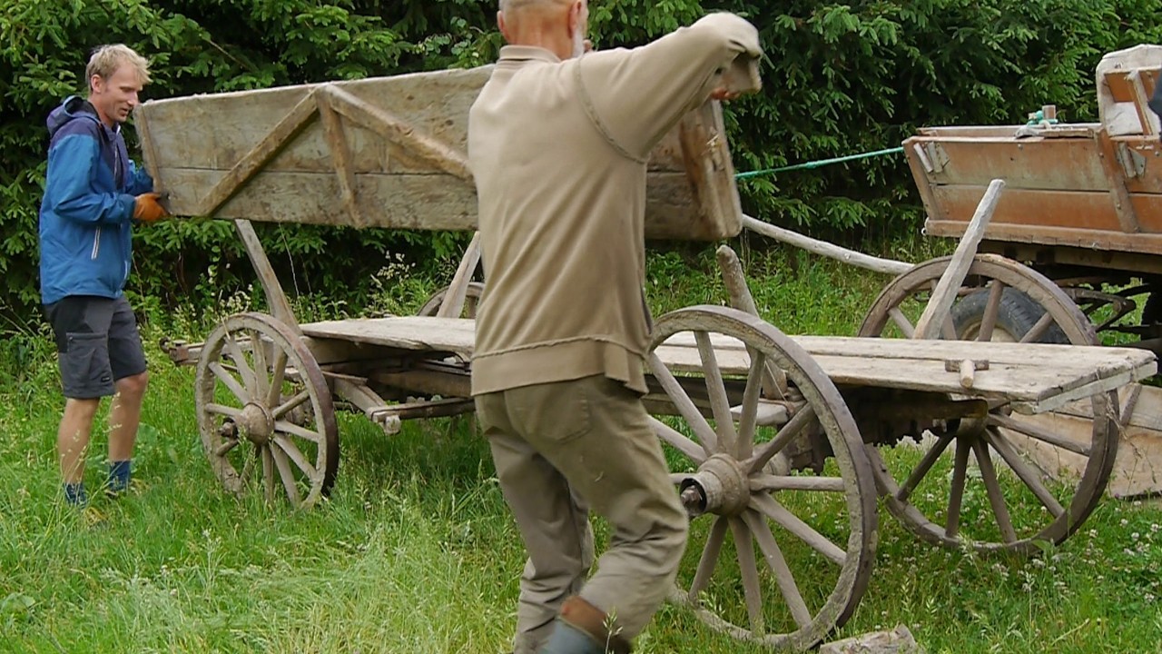 W&Oacute;Z KONNY SKŁADANIE FURA ŻELŹNIAK