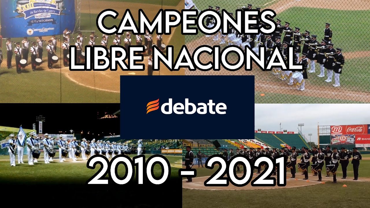 CAMPEONES del Concurso de Bandas de Guerra EL DEBATE 2010 - 2021 | Categoría Libre Nacional