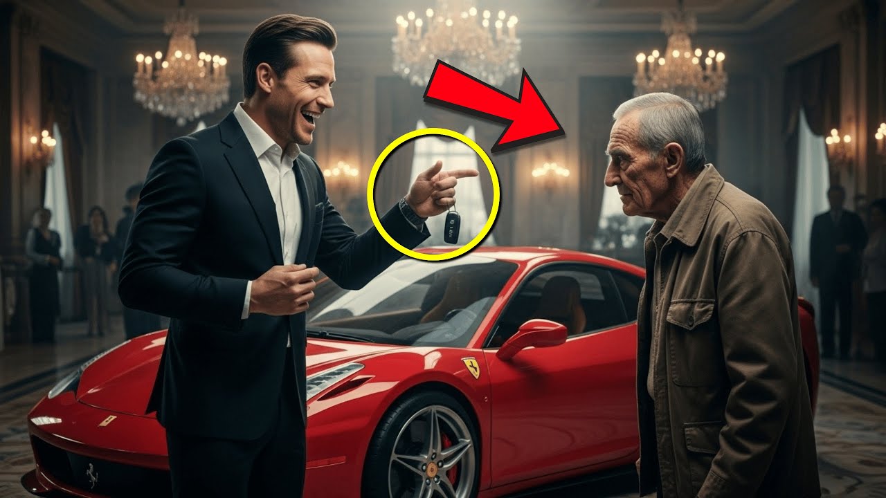 LE MILLIONNAIRE A PARIÉ SA FERRARI. IL NE SAVAIT PAS À QUI IL PARLAIT