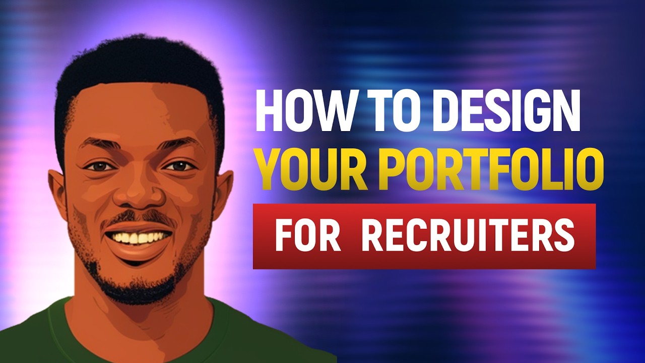 HOW TO DESIGN YOUR PORTFOLIO FOR RECRUITERS | GET A UX/UI JOB | PORTFOLIO DESIGN
