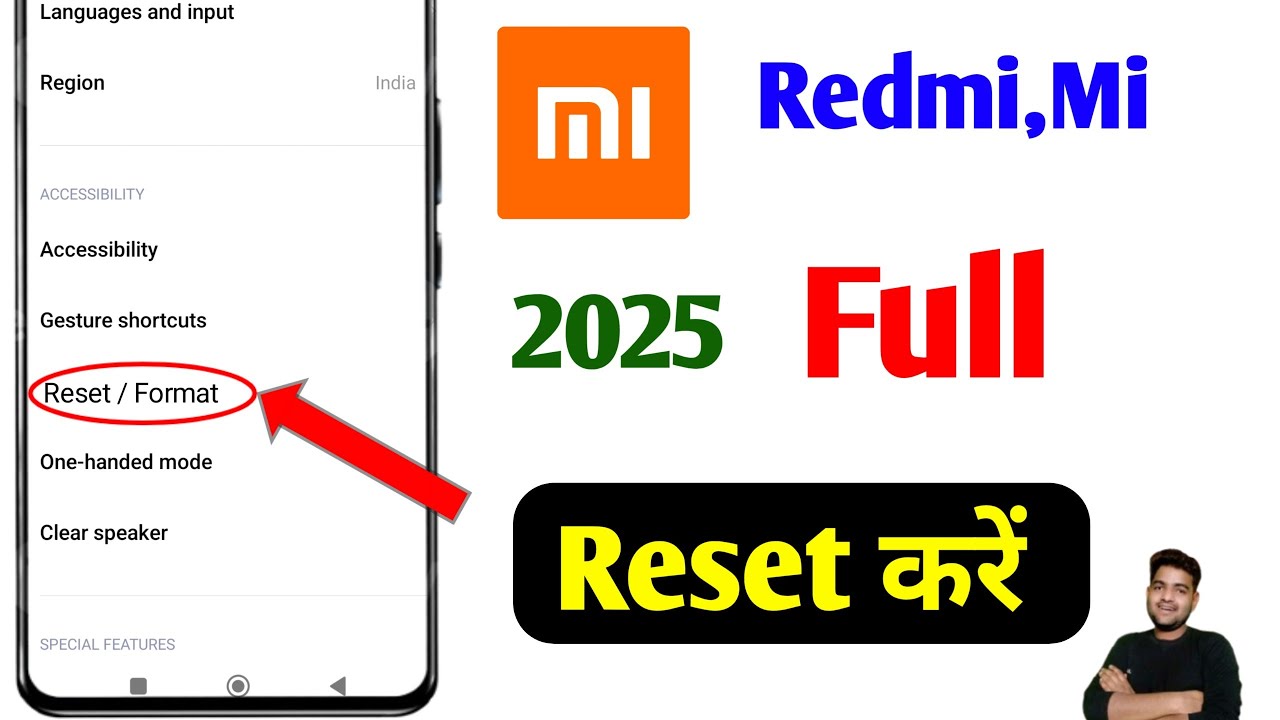 Redmi mobile ko reset kaise kare | redmi ko format kaise mare | redmi phone reset 2025 | Hindi