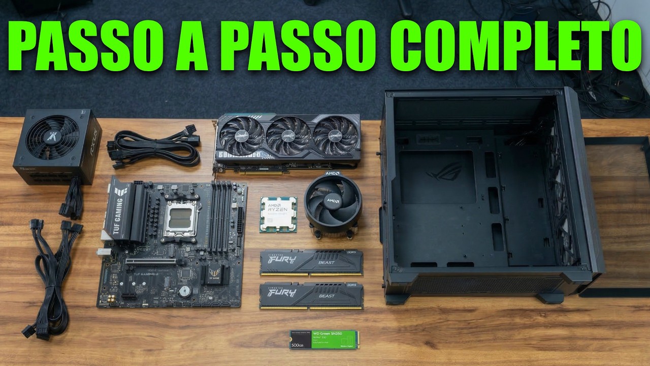 COMO MONTAR UM PC COMPLETO PASSO A PASSO 2026