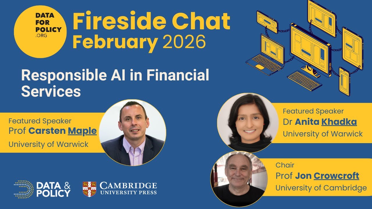 Responsible AI in Financial Services I Data for Policy Fireside Chat - February 2026