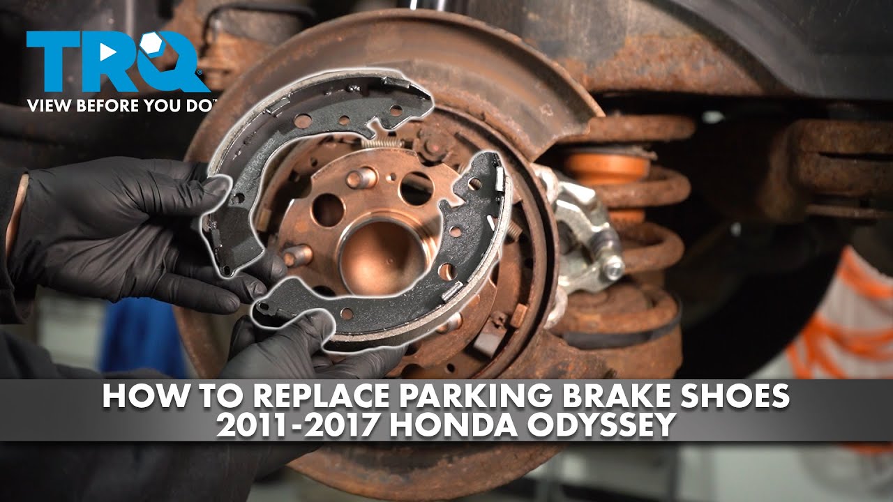 How to Replace Parking Brake Shoe Set 2011-2017 Honda Odyssey